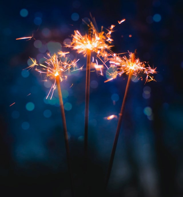 Birthday sparklers